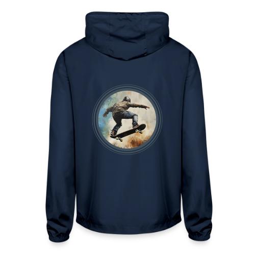 Skateboarding Energy - Unisex Lightweight Windbreaker Jacket