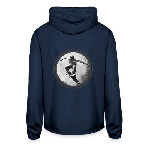 Skateboarding Vibes Only - Unisex Lightweight Windbreaker Jacket