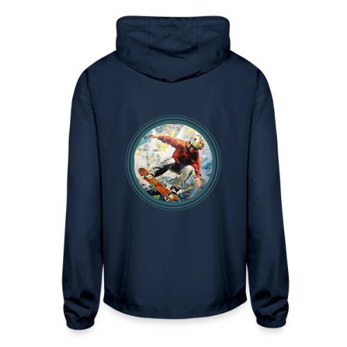 Skateboarding Fuel - Unisex Lightweight Windbreaker Jacket