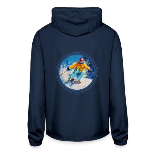 Born for Skiing - Unisex Lightweight Windbreaker Jacket