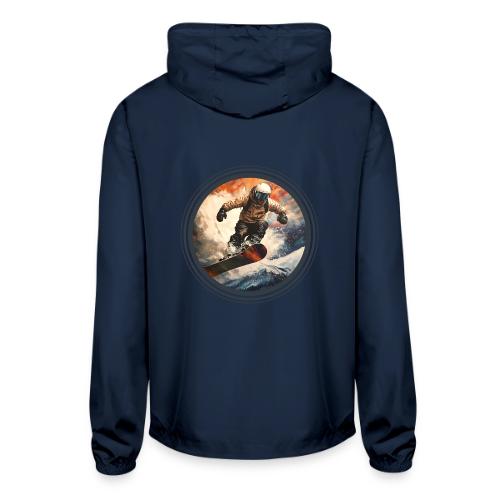 Snowboarding Elevation - Unisex Lightweight Windbreaker Jacket