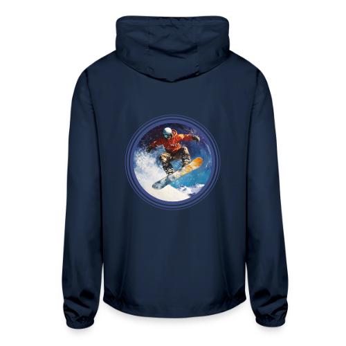 Snowboarding Rush - Unisex Lightweight Windbreaker Jacket