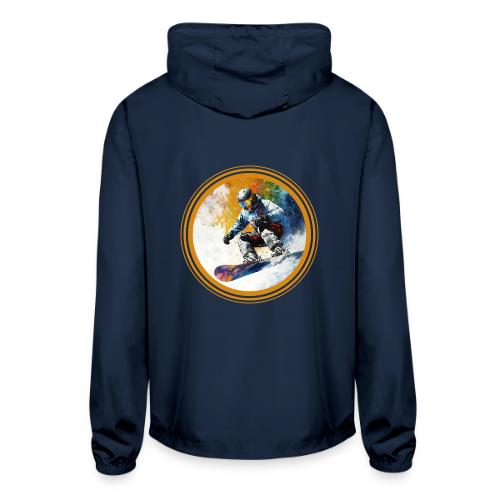 Snowboarding Dreams - Unisex Lightweight Windbreaker Jacket