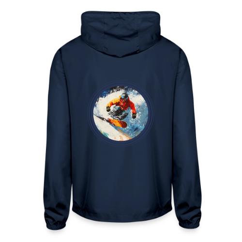 Snowboarding Rebel - Unisex Lightweight Windbreaker Jacket