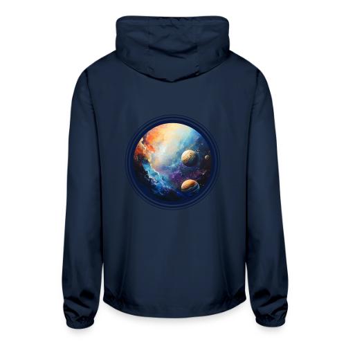 Nebula of Planets - Unisex Lightweight Windbreaker Jacket