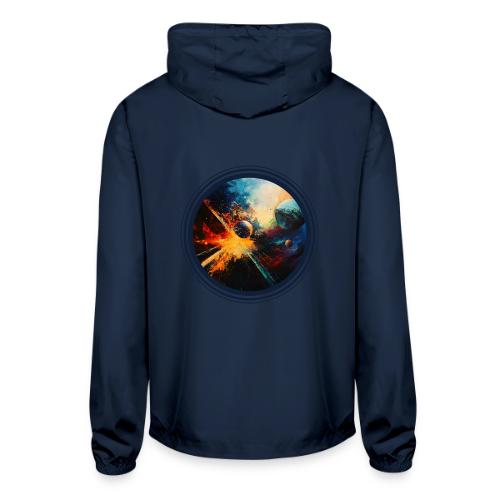 Planets in Turmoil - Unisex Lightweight Windbreaker Jacket