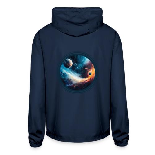 Planets Among Colors - Unisex Lightweight Windbreaker Jacket