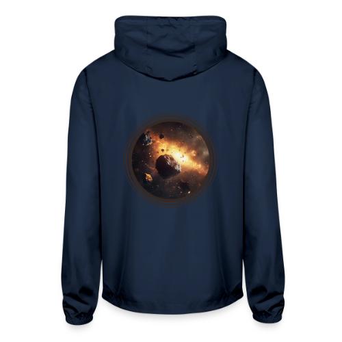 Asteroids Drift - Unisex Lightweight Windbreaker Jacket