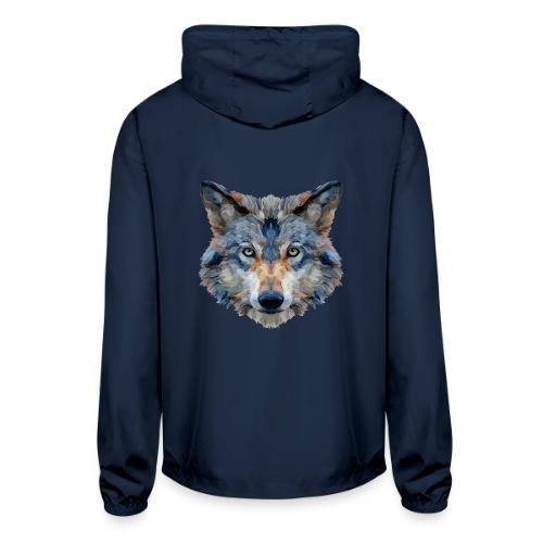Wolf: Chromatic Wild Gaze - Unisex Lightweight Windbreaker Jacket