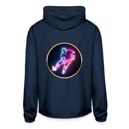 Hockey: Neon Ice Striker - Unisex Lightweight Windbreaker Jacket