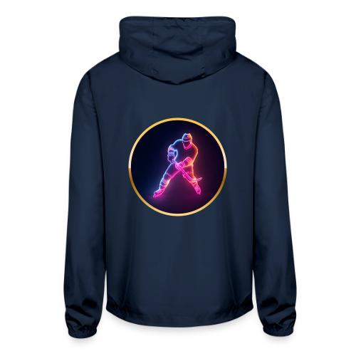 Hockey: Neon Ice Strike - Unisex Lightweight Windbreaker Jacket