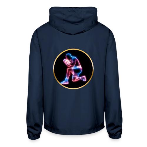 Neon Boxing Focus - Unisex Lightweight Windbreaker Jacket