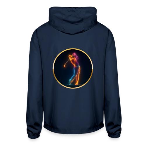 Neon Golf Motion - Unisex Lightweight Windbreaker Jacket