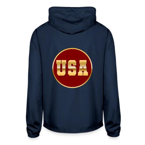 Golden USA Seal - Unisex Lightweight Windbreaker Jacket