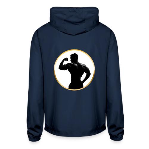 Bodybuilder: Classic Flex Emblem - Unisex Lightweight Windbreaker Jacket