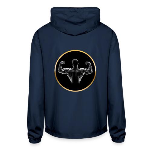 Bodybuilding: Golden Back Power - Unisex Lightweight Windbreaker Jacket