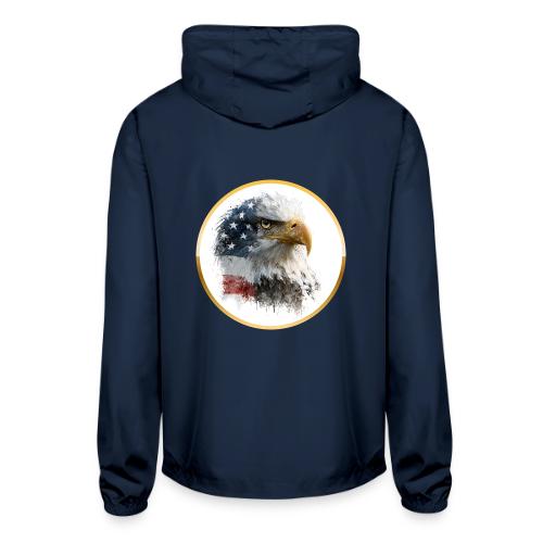 USA: Patriot Wing Emblem - Unisex Lightweight Windbreaker Jacket