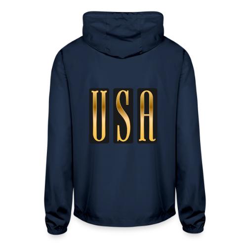 USA Gold Monolith - Unisex Lightweight Windbreaker Jacket