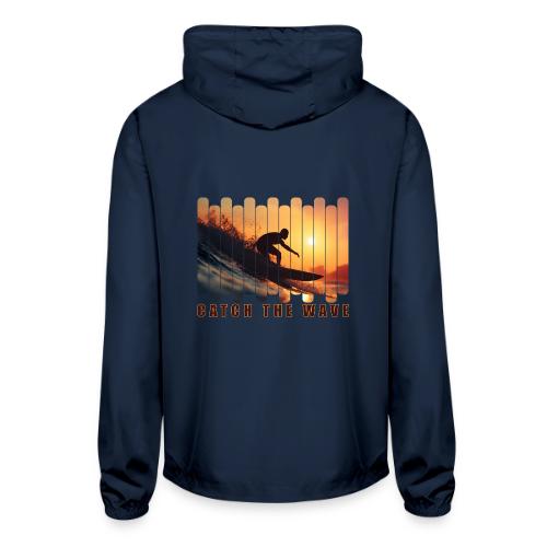 Surfing: Catch the Wave - Unisex Lightweight Windbreaker Jacket
