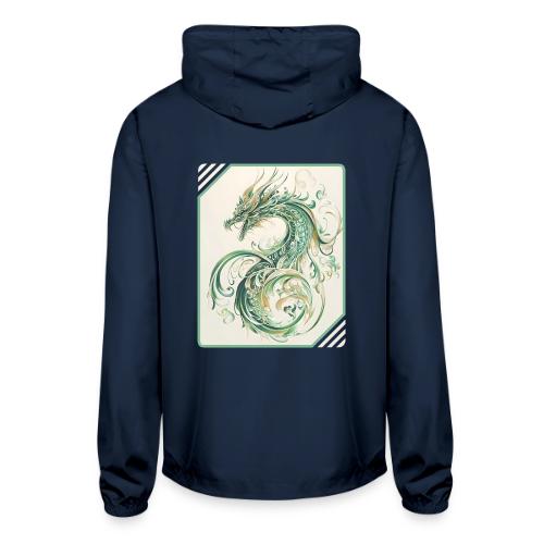 Brush of the Dragon - Unisex Lightweight Windbreaker Jacket
