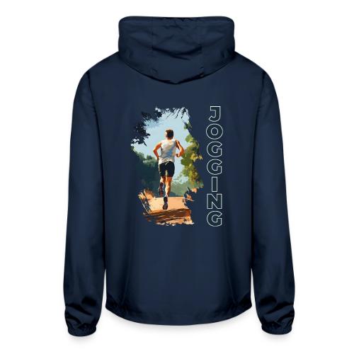 Jogging Vibes - Unisex Lightweight Windbreaker Jacket