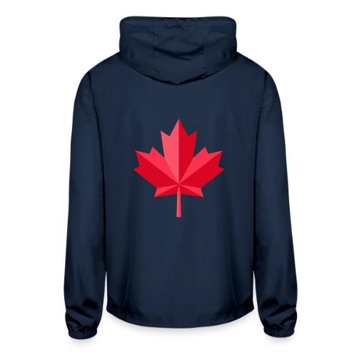 Canadian red maple leaf - Unisex Lightweight Windbreaker Jacket