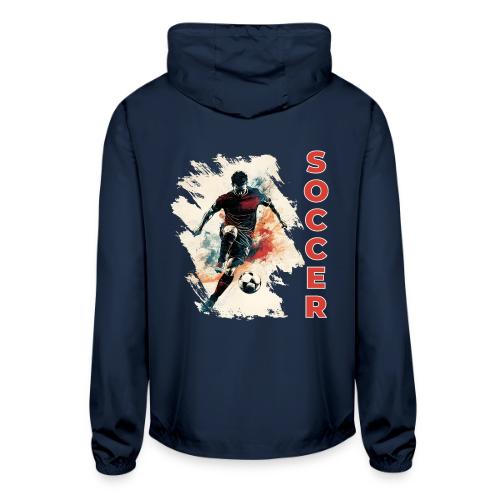 Soccer Blaze - Unisex Lightweight Windbreaker Jacket