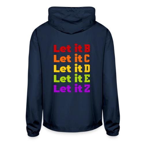 Let It Be Alphabetical - Unisex Lightweight Windbreaker Jacket