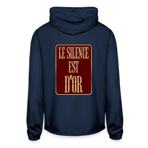 Silence is golden - Unisex Lightweight Windbreaker Jacket