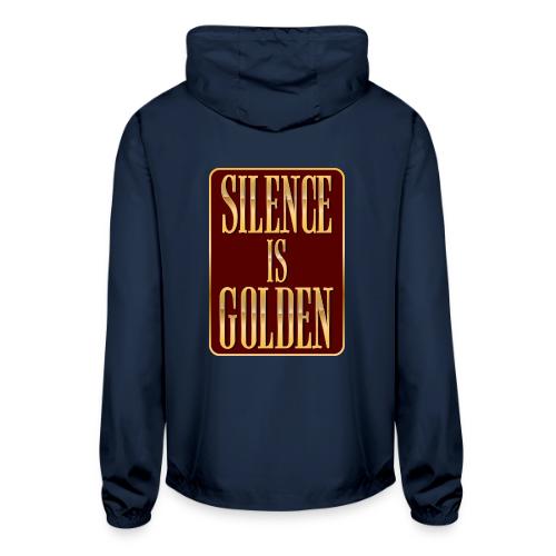 Silence Is Golden - Unisex Lightweight Windbreaker Jacket