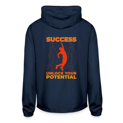 Unlock Success - Unisex Lightweight Windbreaker Jacket