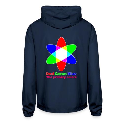Primary colors: RGB Origins - Unisex Lightweight Windbreaker Jacket