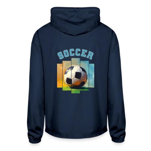 Soccer Ball Vibes - Unisex Lightweight Windbreaker Jacket