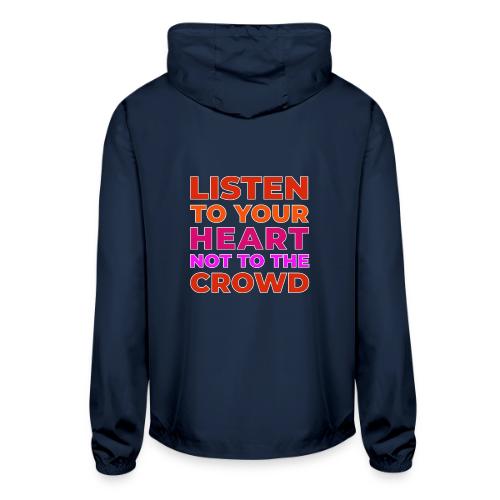 Heart Over Hype - Unisex Lightweight Windbreaker Jacket