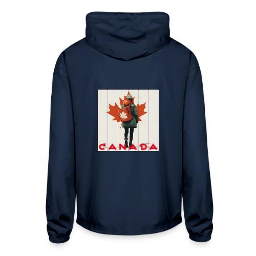 Canada: Proud Canadian Woman - Unisex Lightweight Windbreaker Jacket