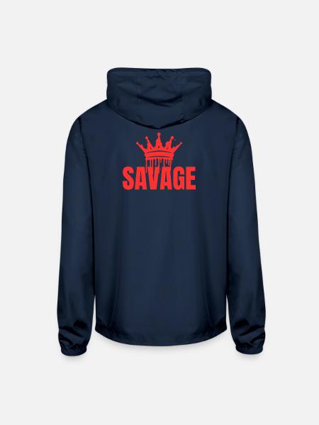 Savage - Unisex Lightweight Windbreaker Jacket - navy
