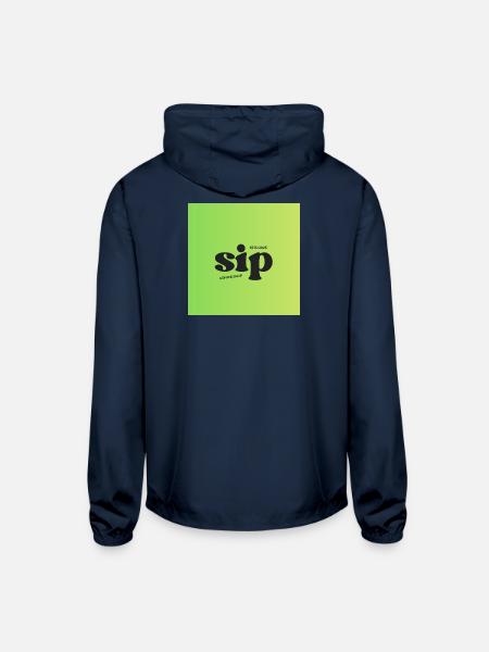 SIP - Unisex Lightweight Windbreaker Jacket - navy