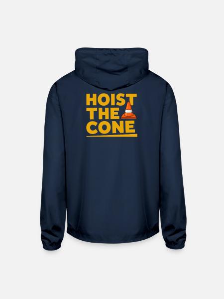 Hoist The Cone - Unisex Lightweight Windbreaker Jacket - navy