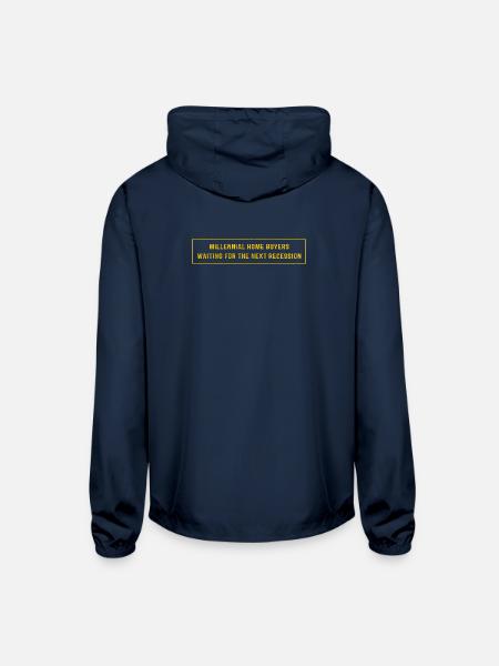Internet Humor Money Meme - Unisex Lightweight Windbreaker Jacket - navy