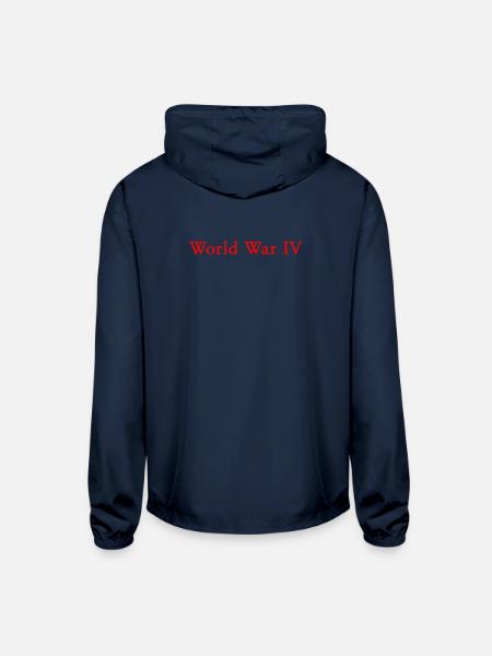 WORLD WAR 4 - Unisex Lightweight Windbreaker Jacket - navy