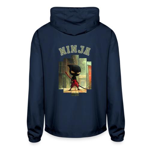 Cute Ninja Attack - Unisex Lightweight Windbreaker Jacket