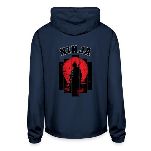 Ninja in the Shadows - Unisex Lightweight Windbreaker Jacket