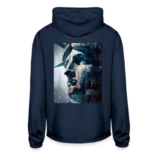 USA: Urban Liberty Triptych - Unisex Lightweight Windbreaker Jacket