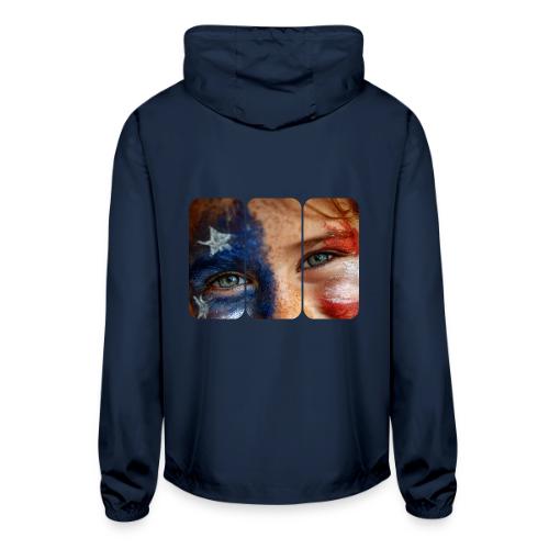 USA: Patriot Gaze - Unisex Lightweight Windbreaker Jacket