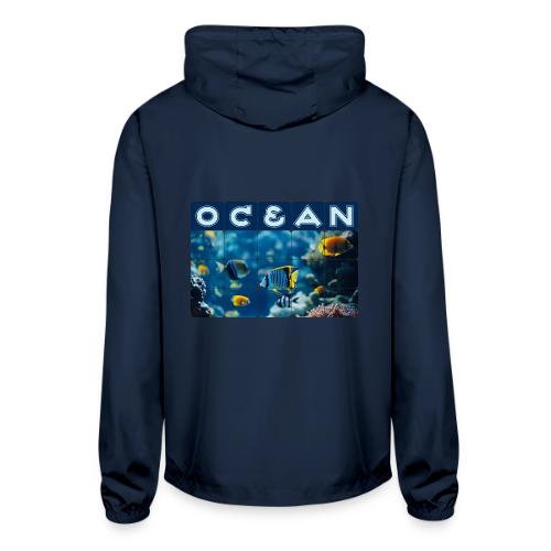 Ocean: Underwater Radiance - Unisex Lightweight Windbreaker Jacket