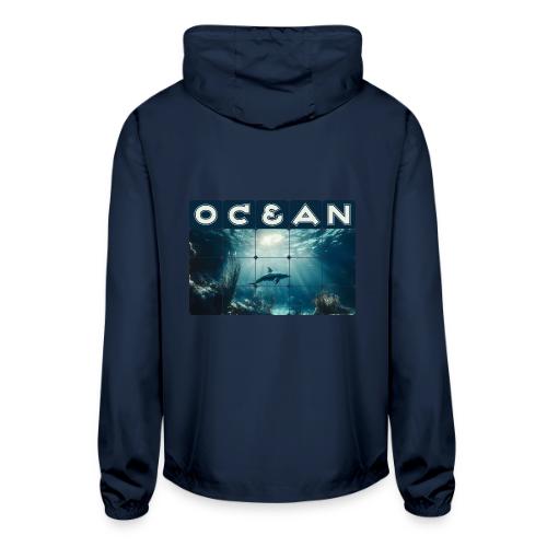 Ocean: Dolphin’s Serenity - Unisex Lightweight Windbreaker Jacket