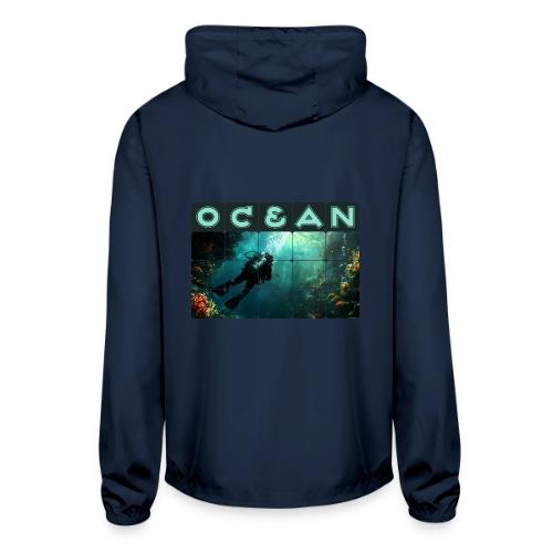 Ocean: Explorer of the Deep - Unisex Lightweight Windbreaker Jacket