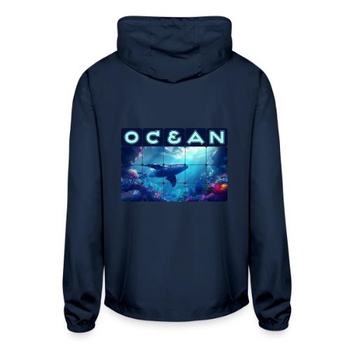 Ocean: Whale’s Path - Unisex Lightweight Windbreaker Jacket