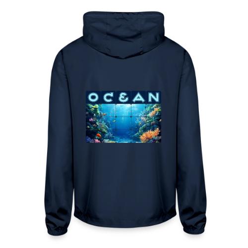 Ocean: Tropical Drift - Unisex Lightweight Windbreaker Jacket