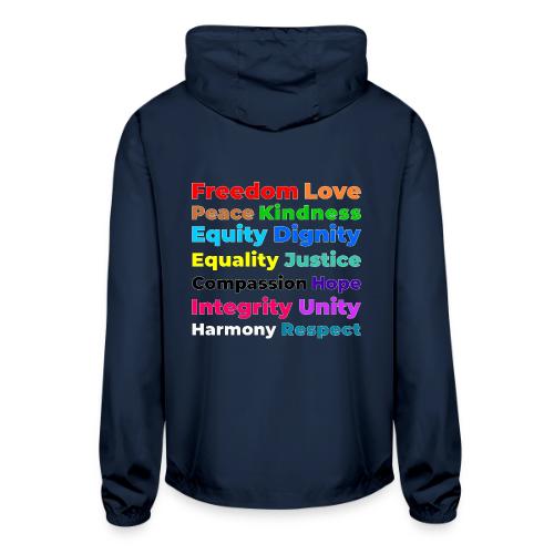 Words of Light - Unisex Lightweight Windbreaker Jacket